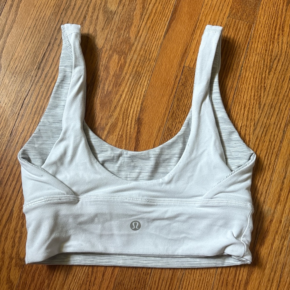 lululemon athletica White Seamless reversible Sports Bra